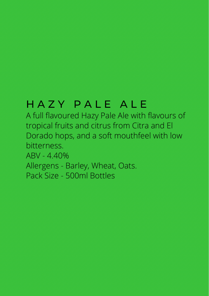 Macfoys Hazy Pale Ale